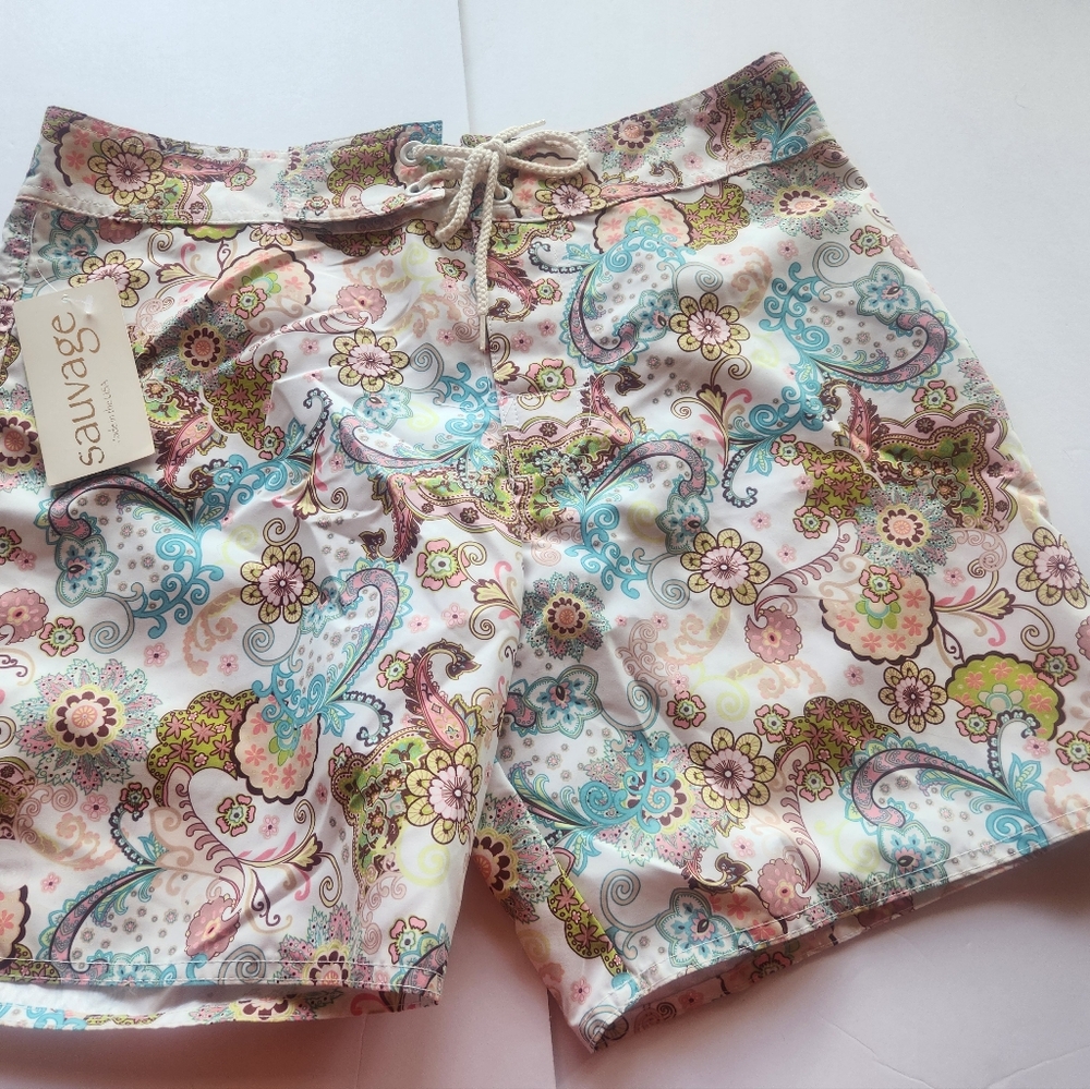 Sauvage Floral Swim Shorts